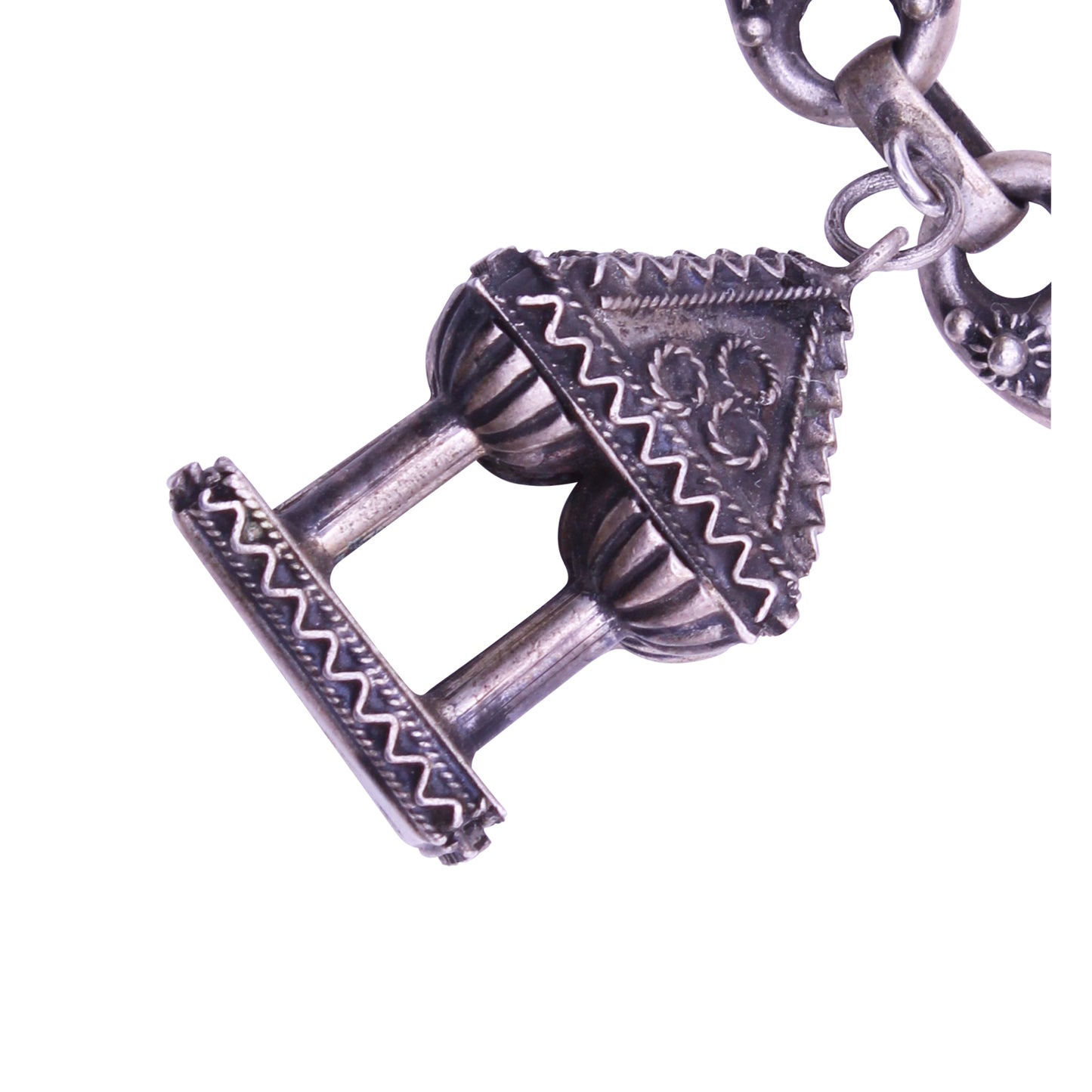 Franconeri Italian Silver Etruscan Style Charm