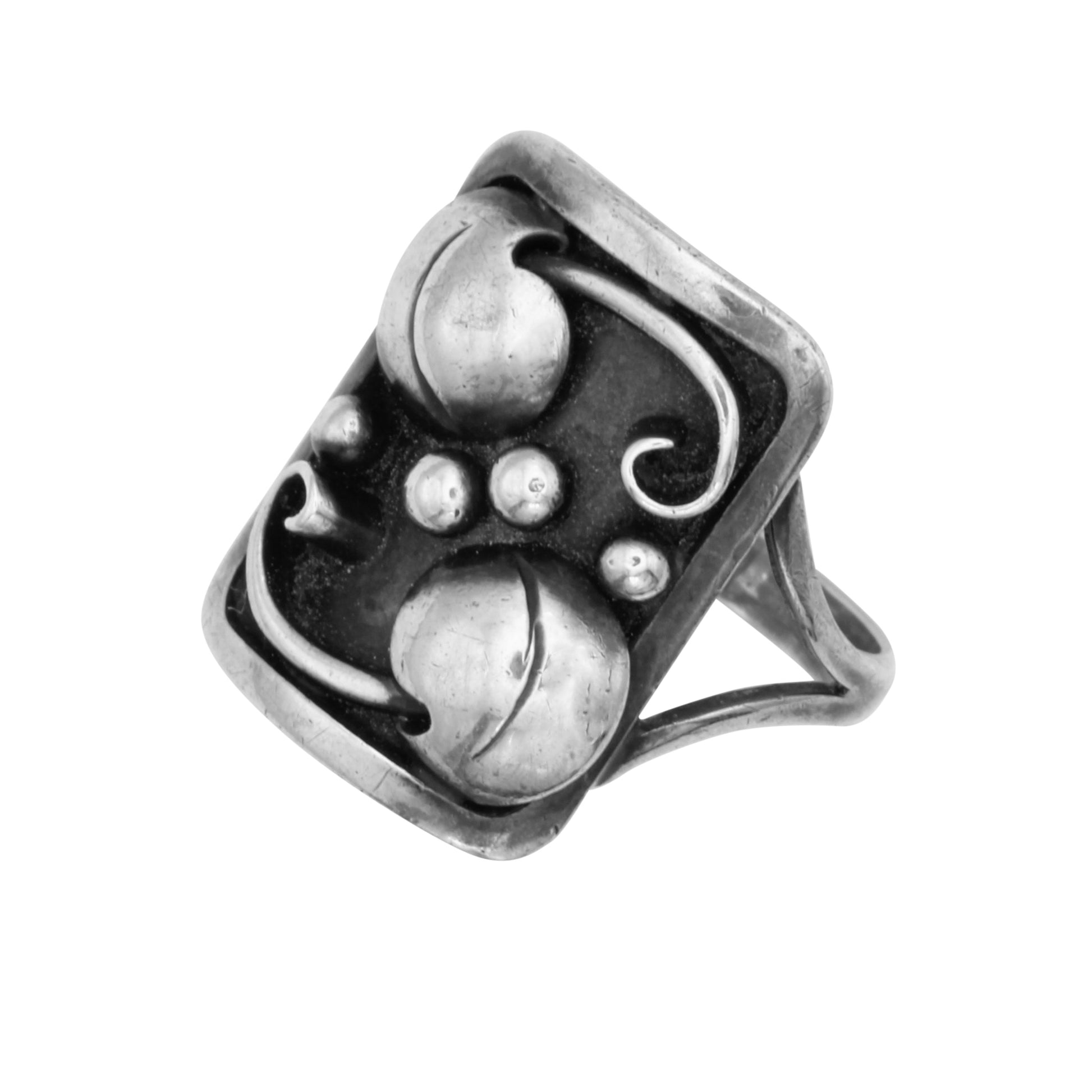 Vintage Niels Erik From Denmark Sterling Ring Front