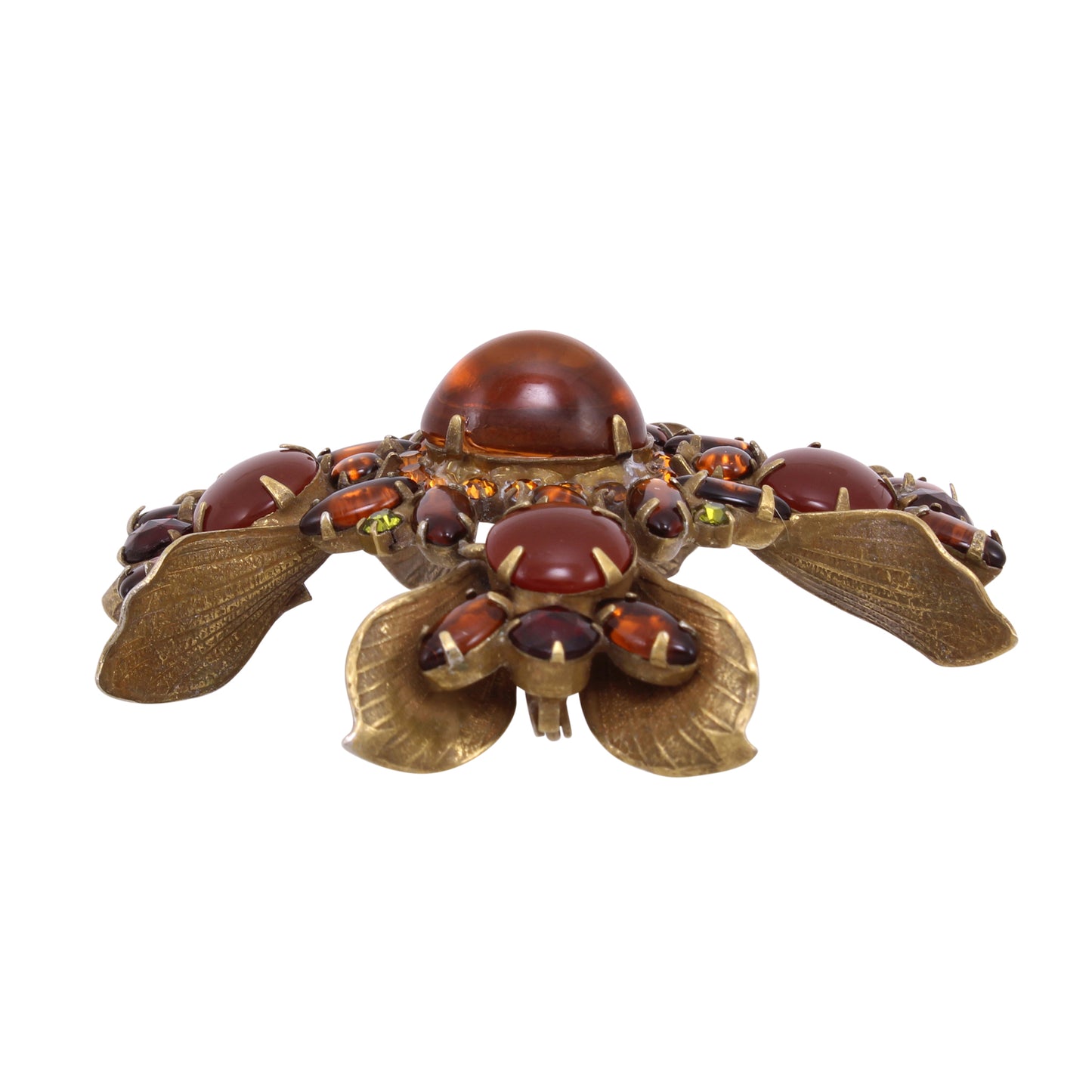 Remarkable Maltese Cross Pin Brooch Side