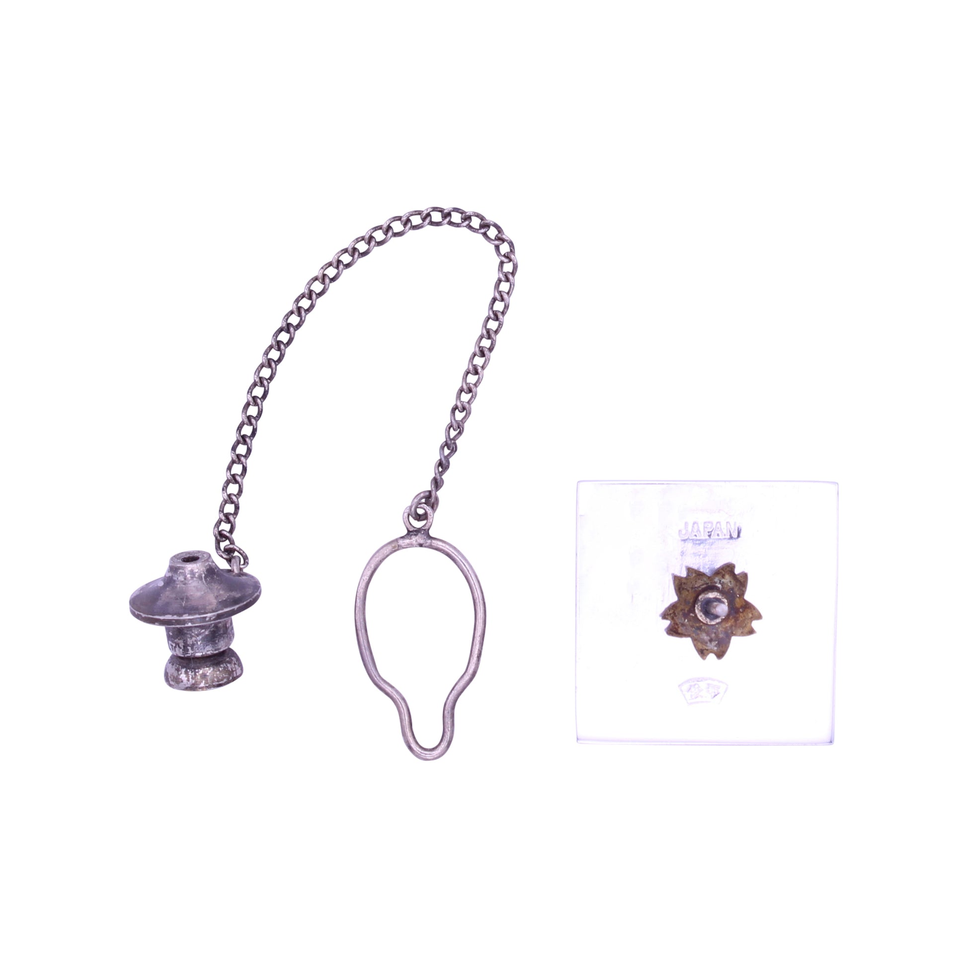 Toshikane Japan Arita Porcelain Pegasus Vintage Tie Tack Pin Back