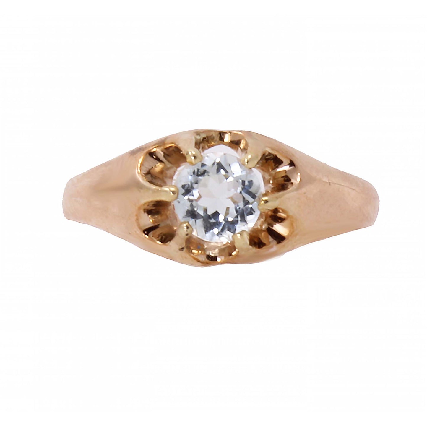 Aquamarine 14k Rose Gold Ring