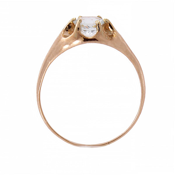 Aquamarine 14k Rose Gold Ring