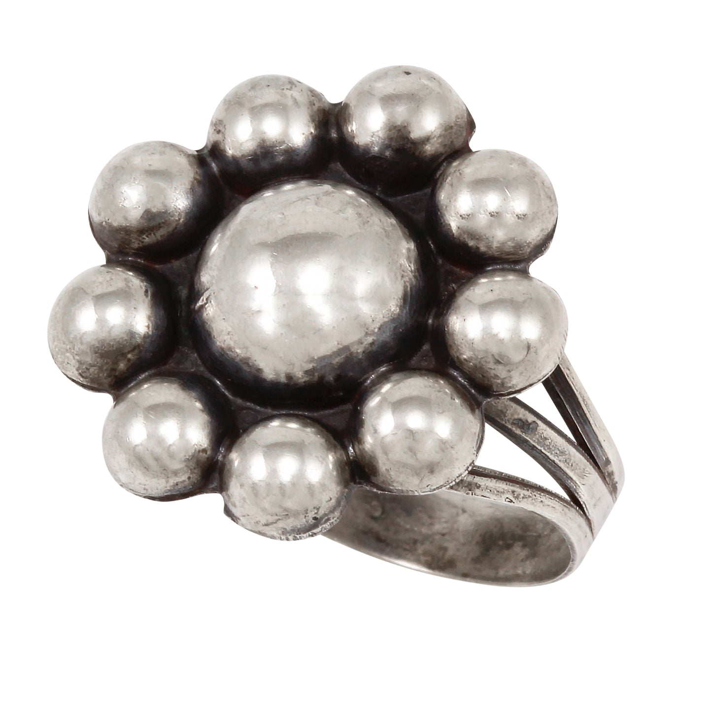 Navajo Sterling Silver Bump Ring