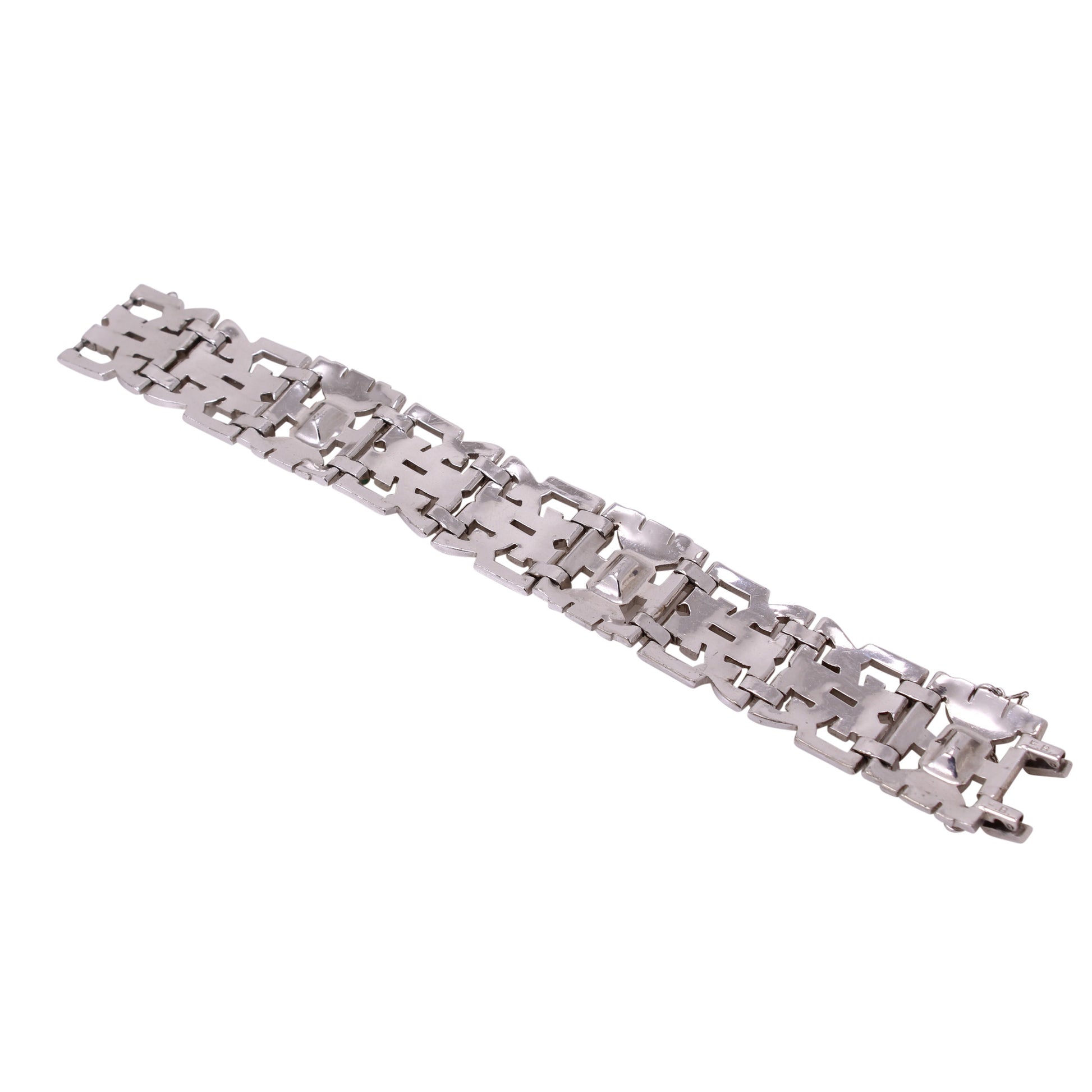 Sensational Art Deco Rhinestone Bracelet Back