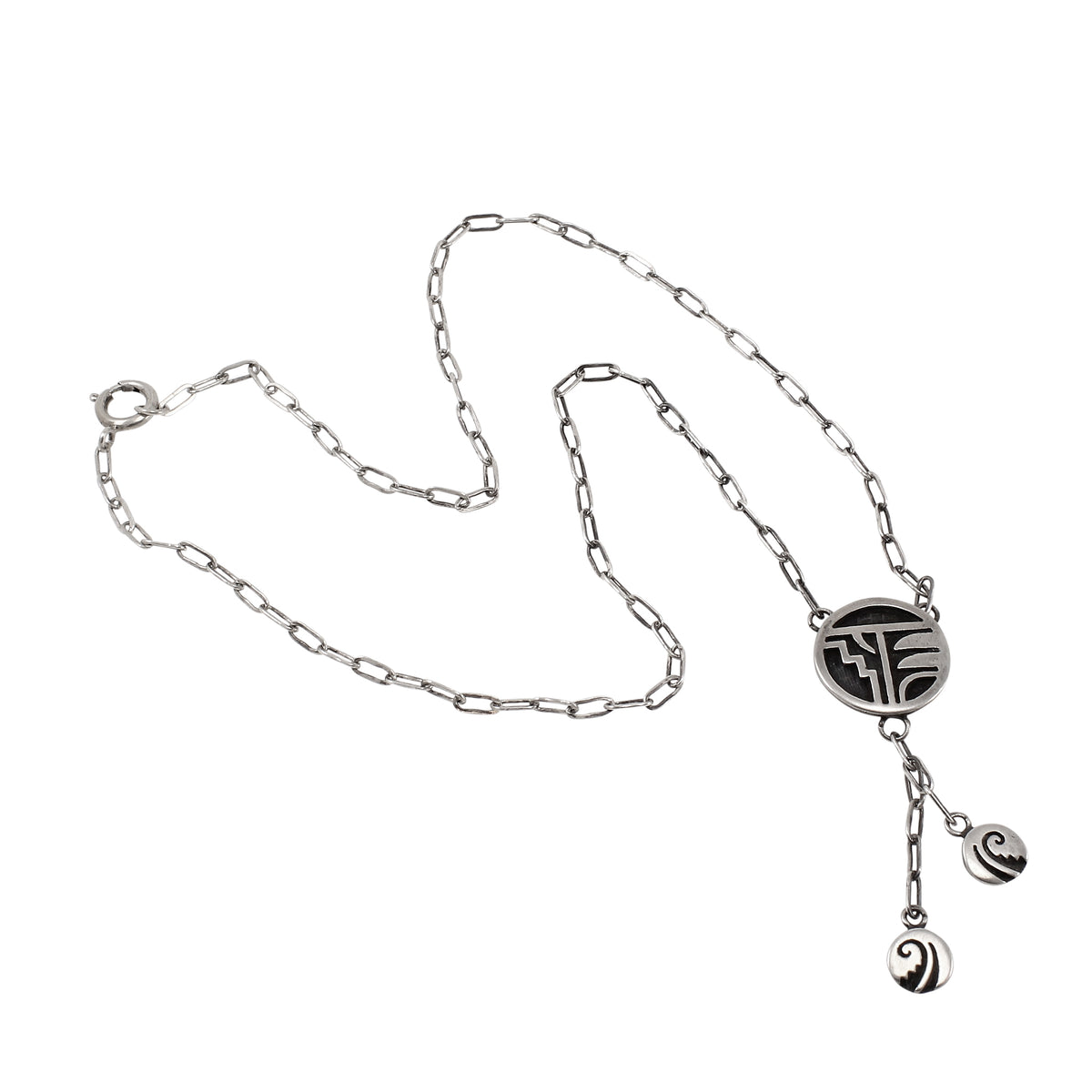 Hopi Native American Sterling Silver Necklace – The Vintage Jewel