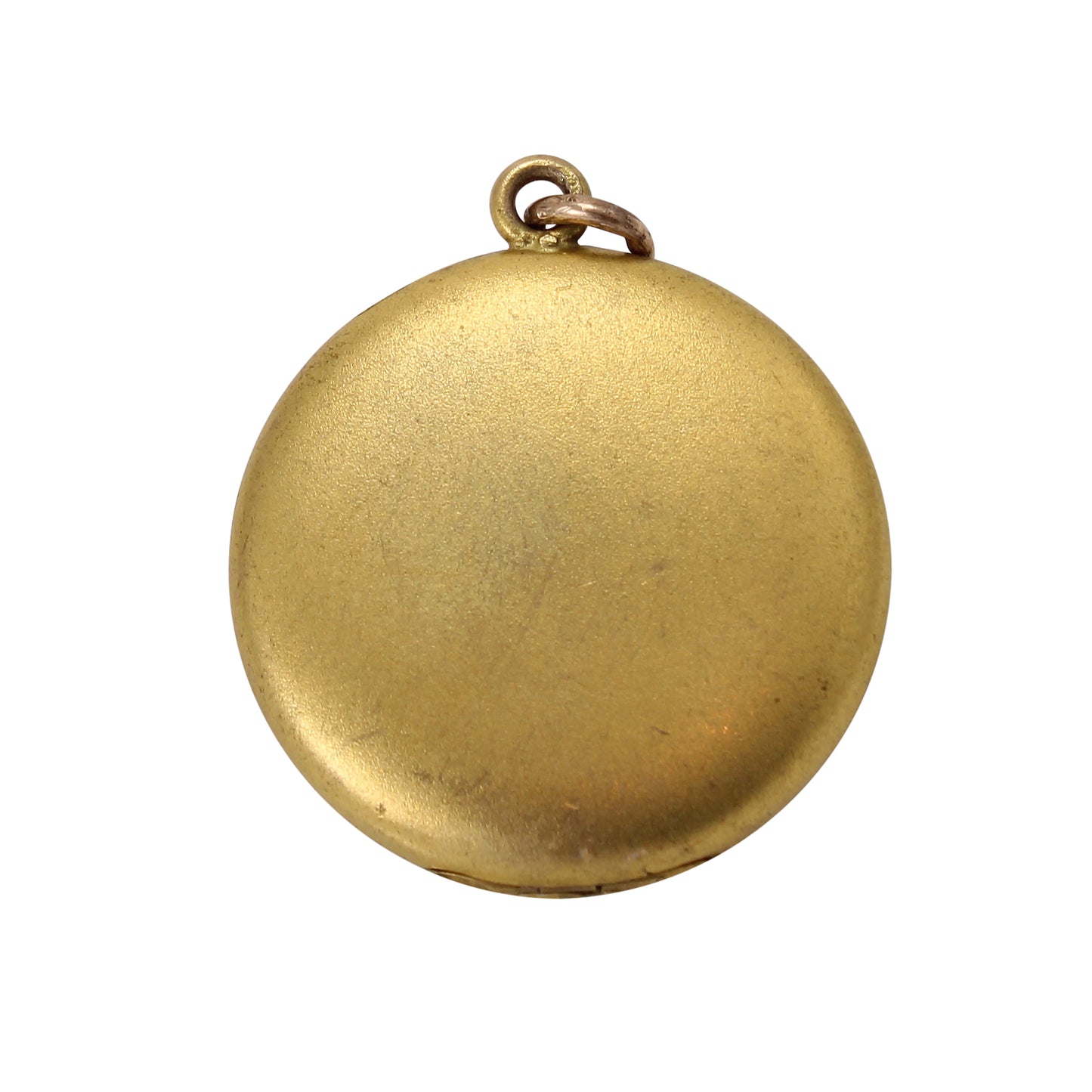 Art Nouveau Lily Pad Locket Pendant Back