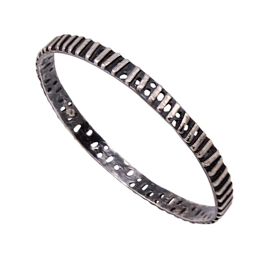 Mid-Century Modernist Sterling Bracelet