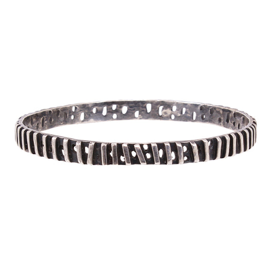 Mid-Century Modernist Sterling Bracelet