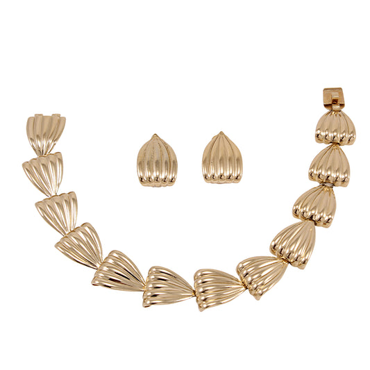 Napier Sterling Vermeil Bracelet and Earrings