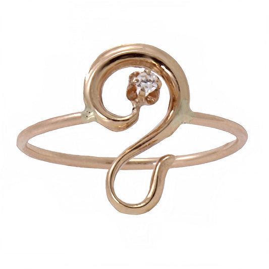 Question Mark 10k Gold Conversion Ring Full