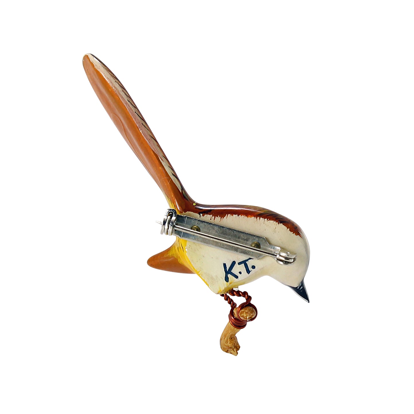 Takahashi Vintage Rare Fairly/Fairy Wren Female Pin Back