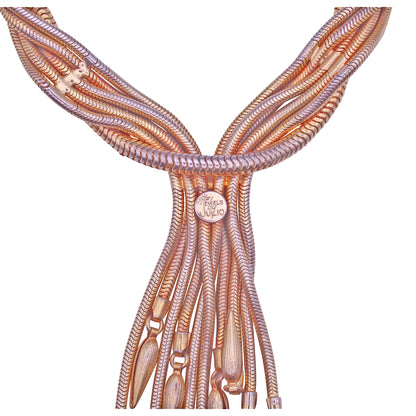 Jewels by Julio Gas Pipe Chain Necklace Back