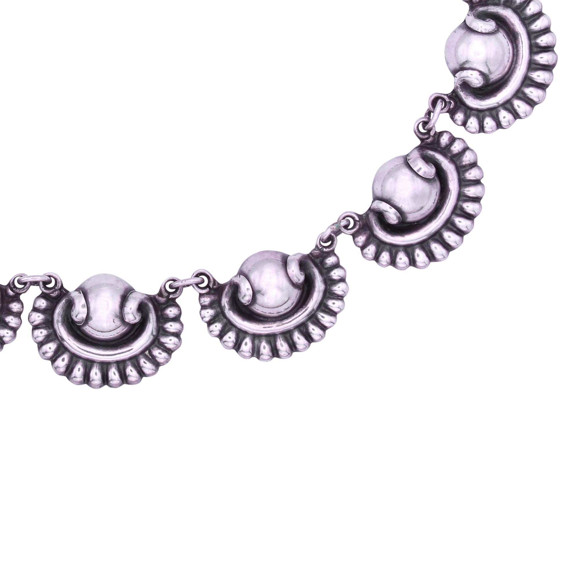 Taxco, Mexico Sterling Necklace Close