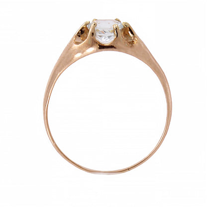 Aquamarine 14k Rose Gold Ring