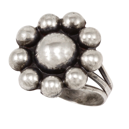 Navajo Sterling Silver Bump Ring