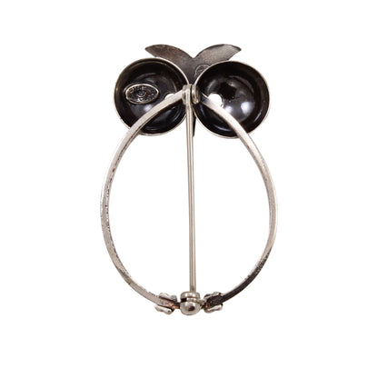 Danecraft Sterling Silver Vintage Owl Pin Back