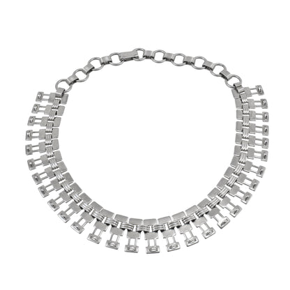 Art Deco Geometric Necklace Full