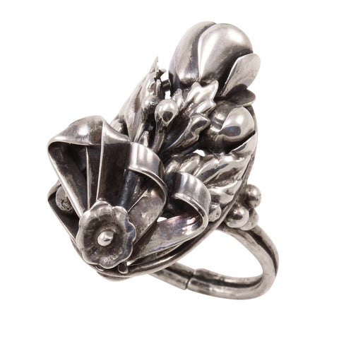 Sterlng Silver Vintage Handmade Ring