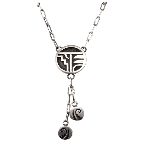 Hopi Native American Sterling Silver Necklace