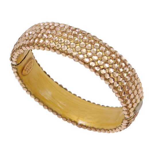 Richard Kerr Golden Rhinestone Bracelet Front