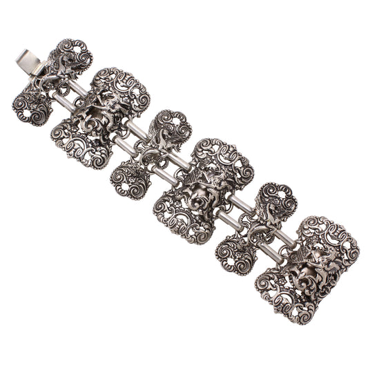 Napier Griffin Sea Serpent Dragon Bracelet Front