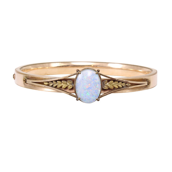 Victorian Opal Gold Filled Bracelet Side