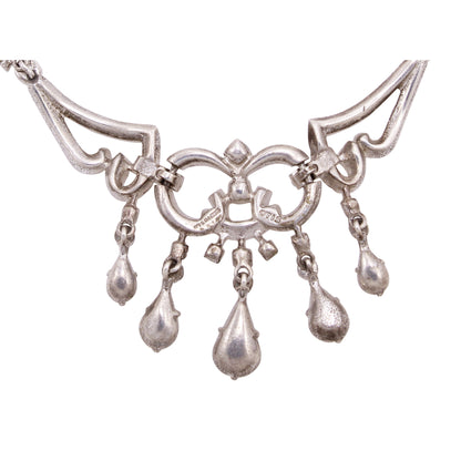 Sterling Rhinestone Necklace by Otis Back