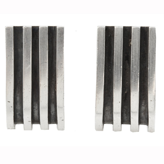 Antonio Pineda Sterling Silver Cuff Links Front