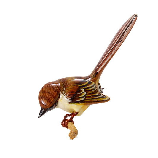 Takahashi Vintage Rare Fairly/Fairy Wren Female Pin Front
