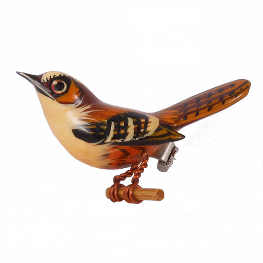 Takahashi Wren Bird Vintage Pin