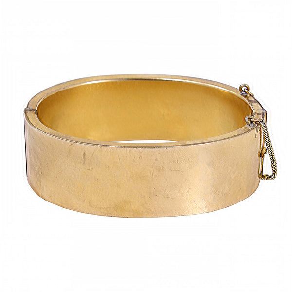 Victorian Gold Filled Etruscan Revival Bracelet Back